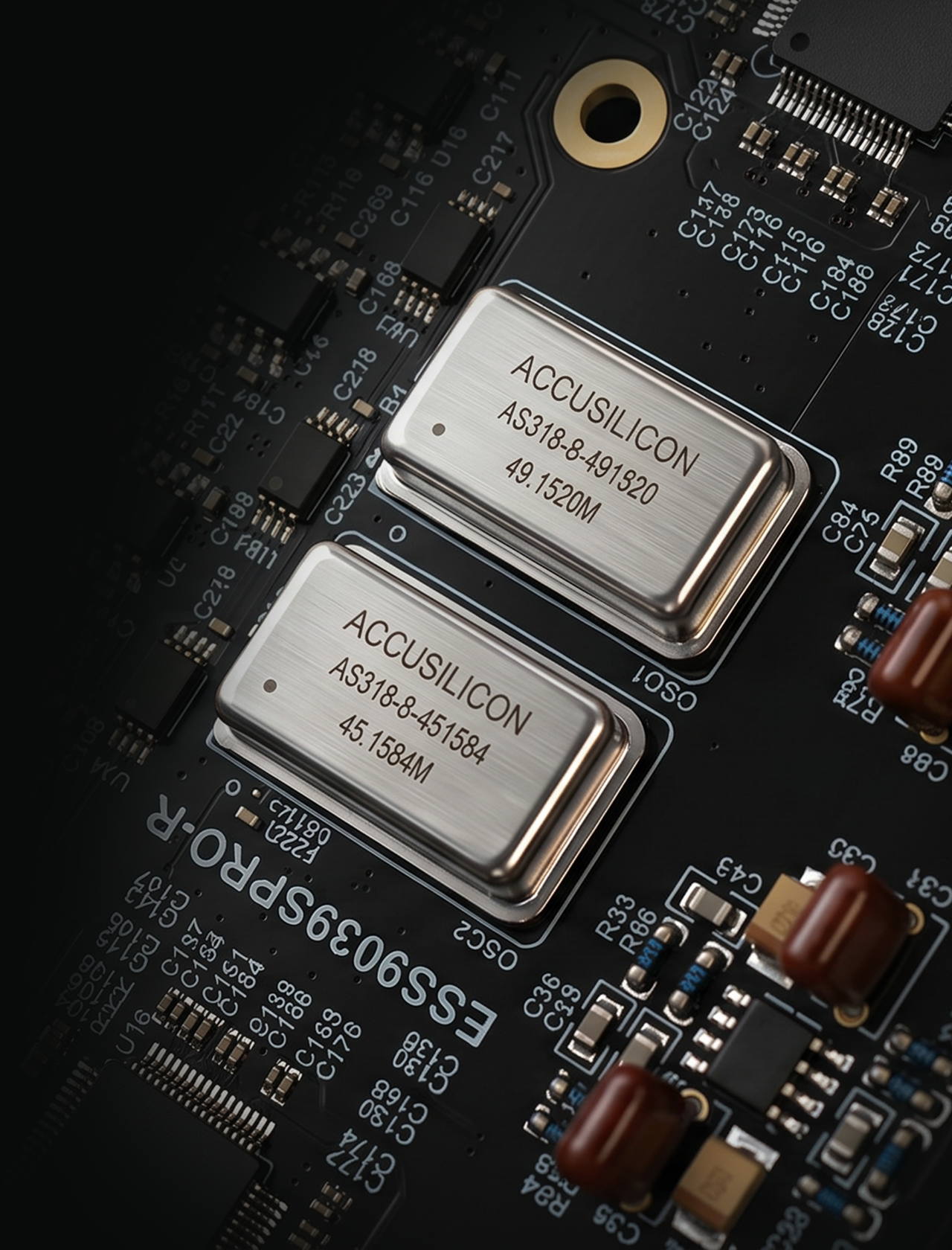 ACCUSILICON audio clock oscillators in DMP-K8 Pro
