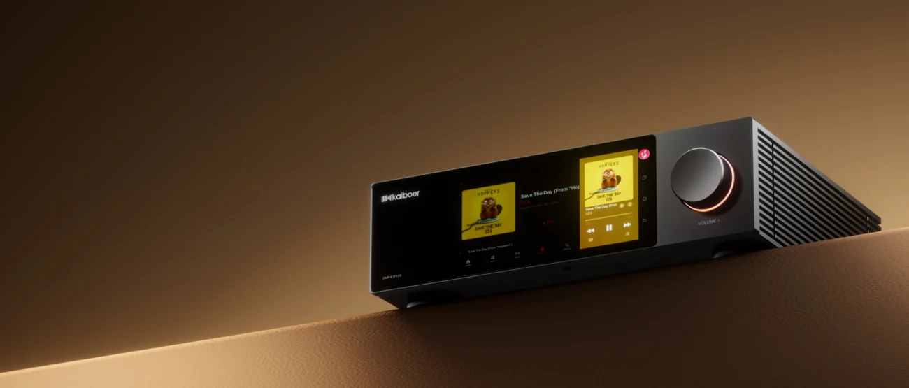 Kaiboer music player warm hero image for homepage slider