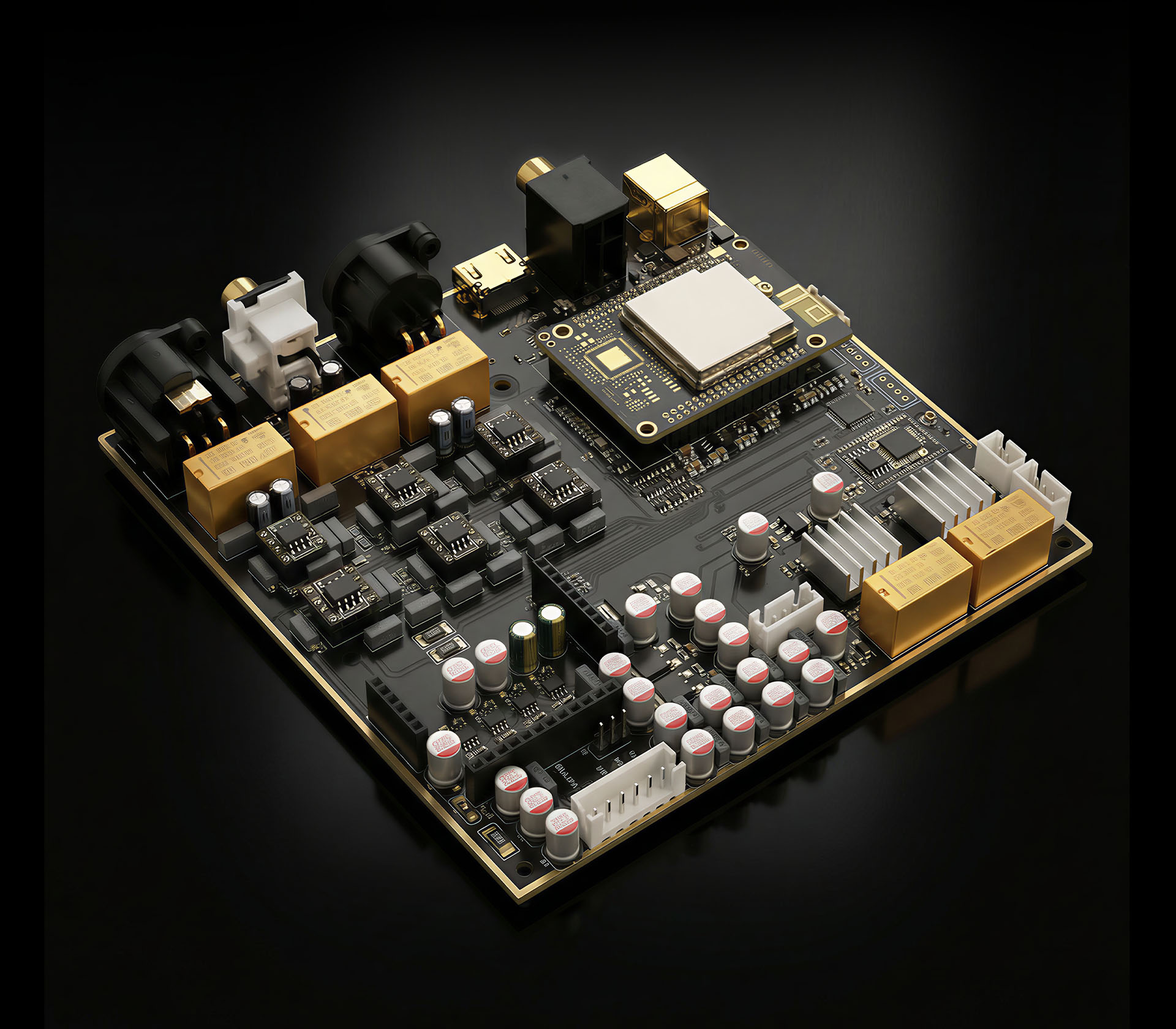 DMP-K7 Pro ESS9039SPRO DAC board with XMOS316 USB audio module