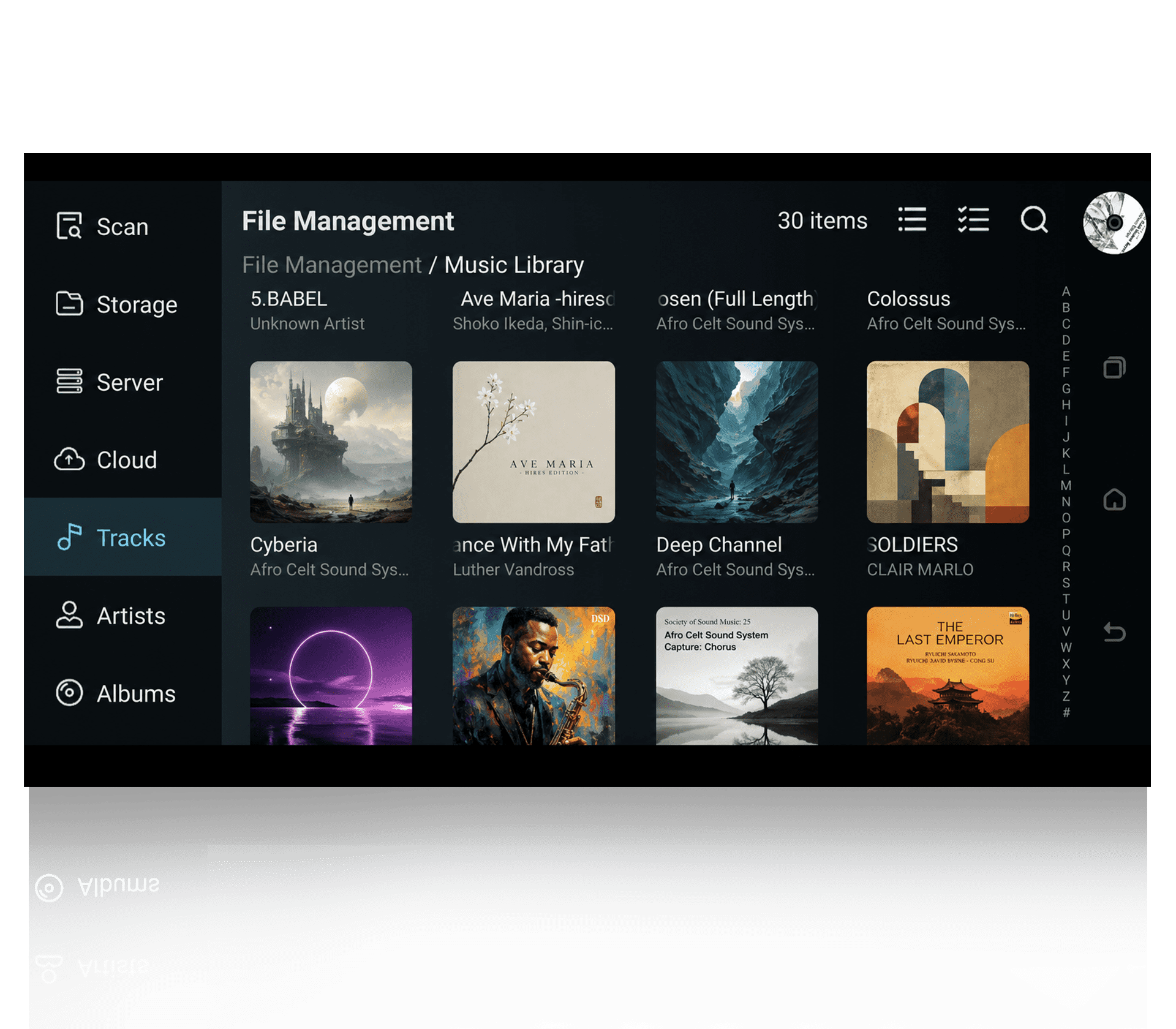 Music library