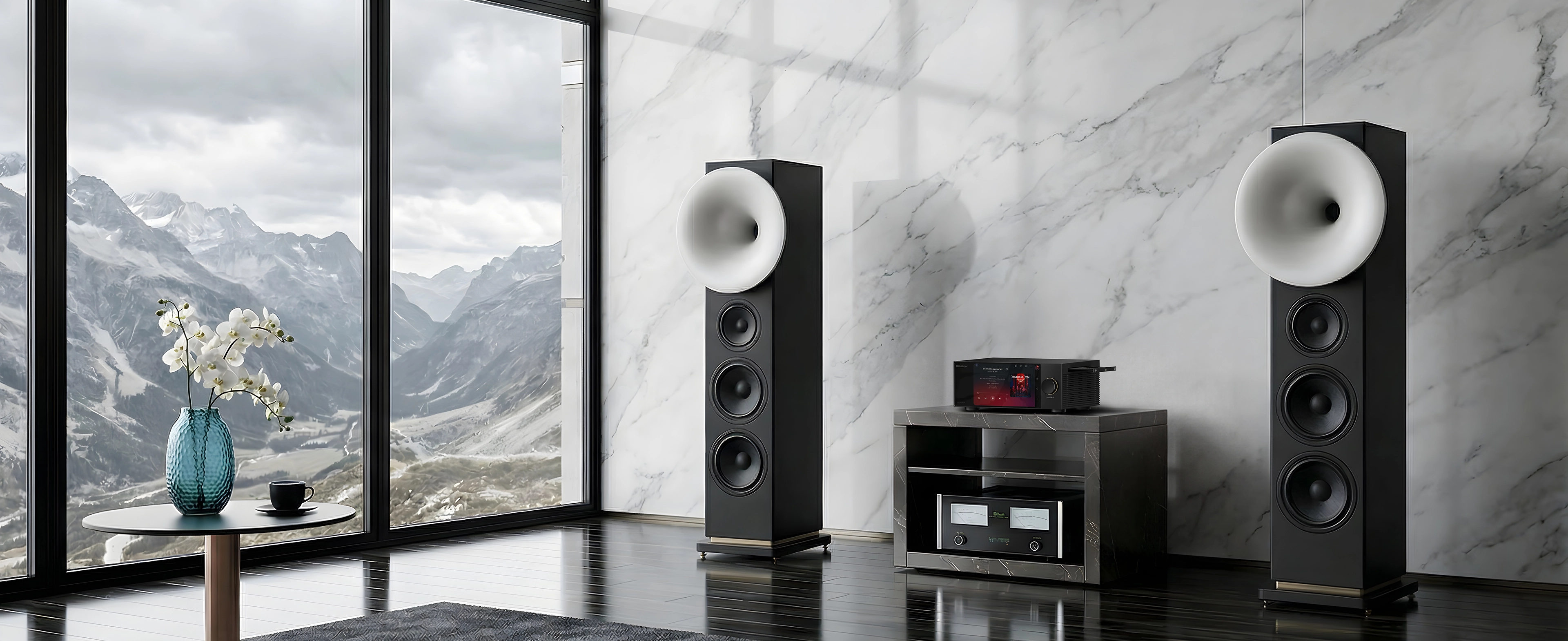 DMP-K8 PLUS in a premium stereo listening room