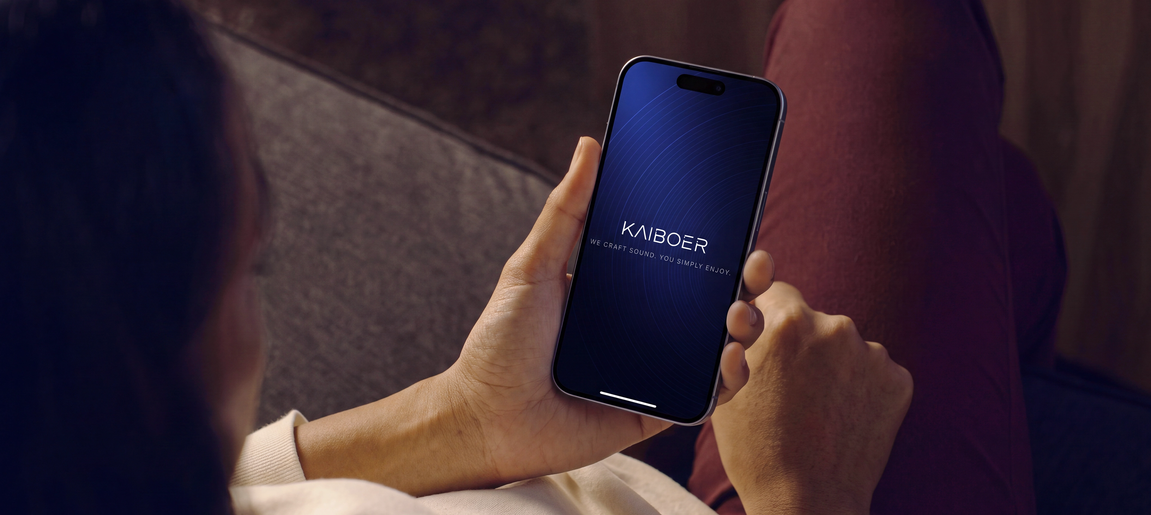 Kaiboer mobile application on a smartphone