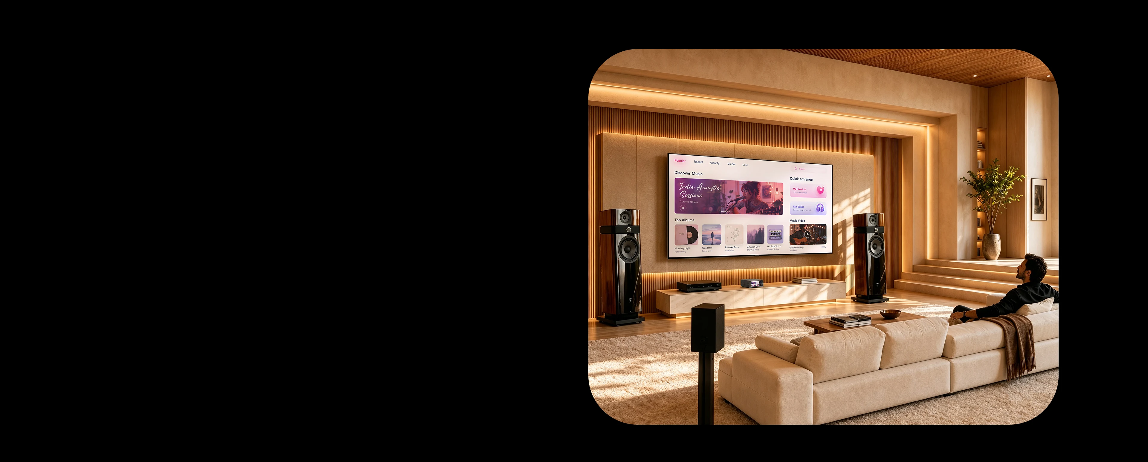 Kaiboer AIO200 in a premium home audio system