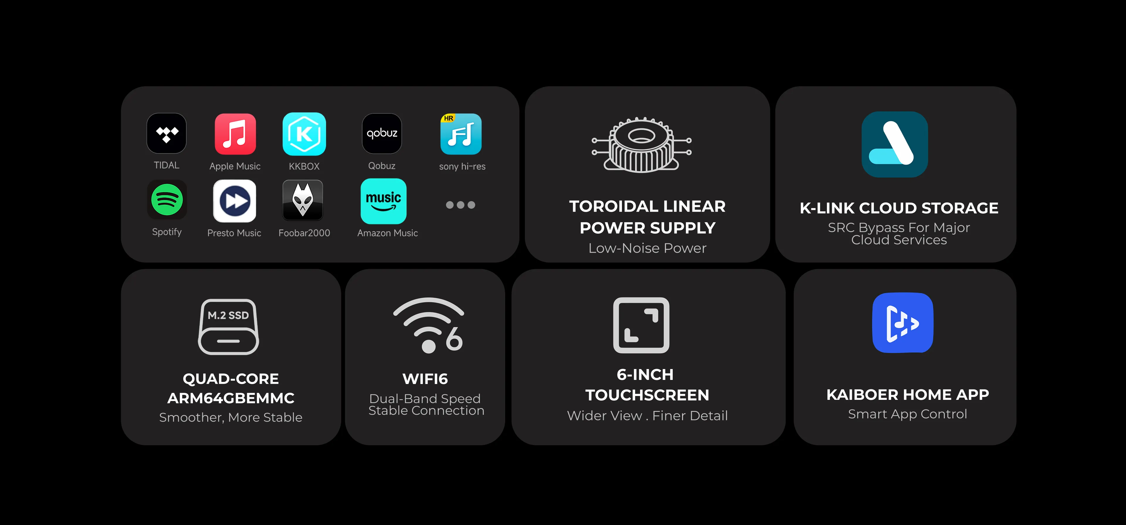 DMP-K7 feature overview