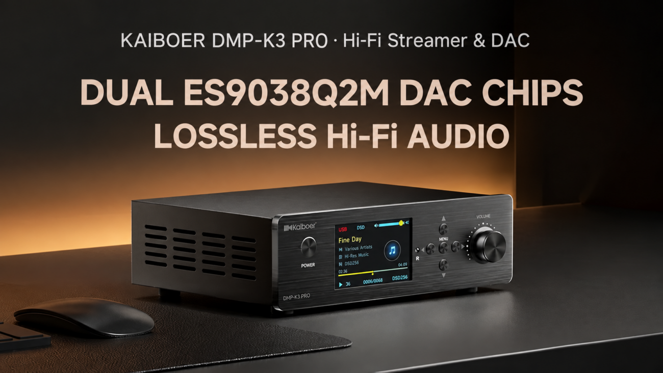 DMP-K3 PRO Brings Integrated Hi-Fi to Desktops and Smaller Rooms