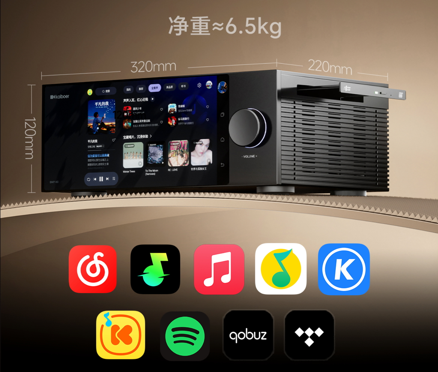 KAIBOER Launches the DMP-K8 Digital Music Transport — original article image 3
