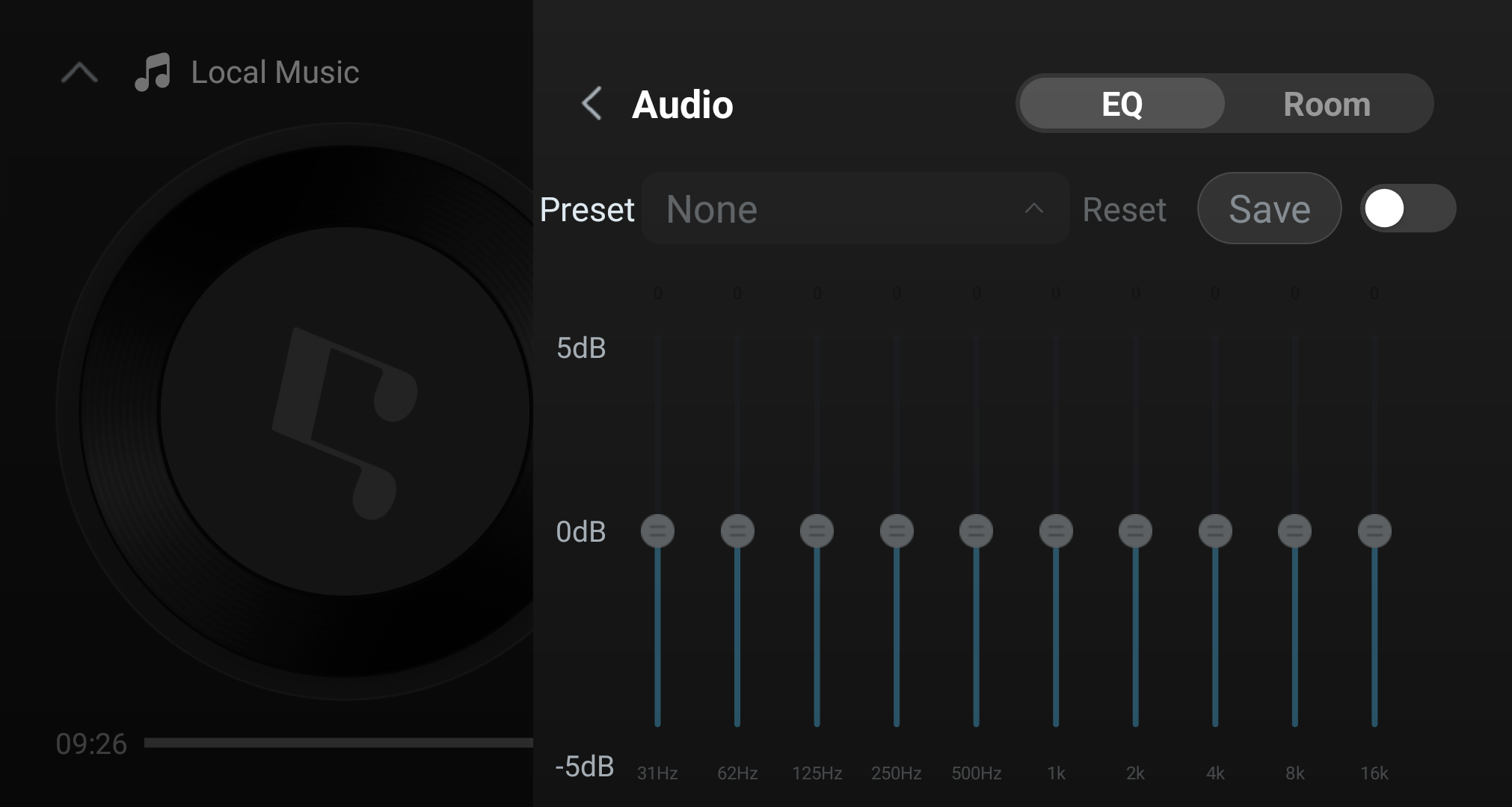 KAIBOER ten-band equalizer with preset controls