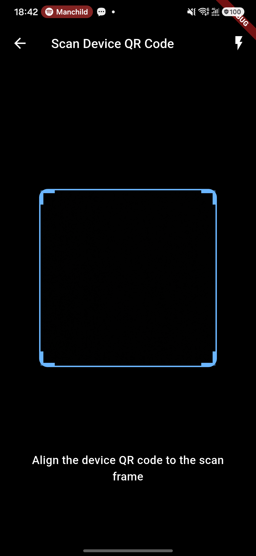 Device QR-code scanner.